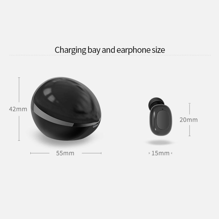 Auricular Bluetooth sem fios A10 TWS em forma de cápsula espacial com caixa de carregamento magnética e cordão, Suporta chamadas HD e emparelhamento automático Bluetooth, Preto, Preto e Branco, Branco, Branco e Preto
