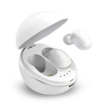 Auricular Bluetooth sem fios A10 TWS em forma de cápsula espacial com caixa de carregamento magnética e cordão, Suporta chamadas HD e emparelhamento automático Bluetooth, Preto, Preto e Branco, Branco, Branco e Preto