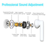 Auricular Bluetooth TWS X26 5.0 Sem Fios com Caixa de Carregamento por Atração Magnética, Suporte para Assistente de Voz e Chamadas, Rosa, Azul, Branco