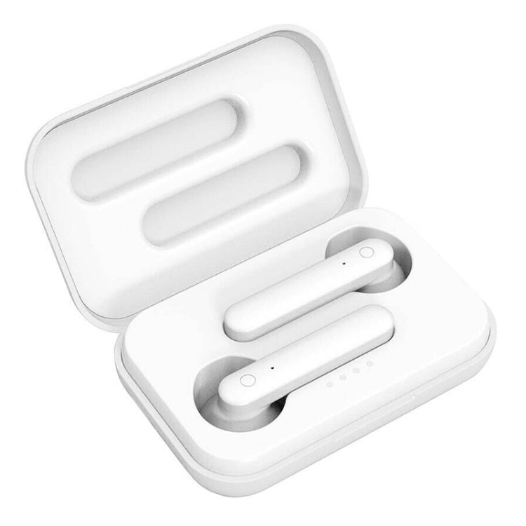 Auricular Bluetooth TWS X26 5.0 Sem Fios com Caixa de Carregamento por Atração Magnética, Suporte para Assistente de Voz e Chamadas, Rosa, Azul, Branco