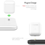 Carregador Sem Fios Magnético Vertical QI Z5 para Telemóveis, Apple Watches e AirPods / Xiaomi Redmi AirDots, com Anel de Luz Tátil, Z5