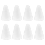 8 UNID Tampas de Ponta Antiderrapantes, Silenciosas e Resistentes para Apple Pencil 1 / 2, Azul Escuro, Verde Menta, Transparente, Branco