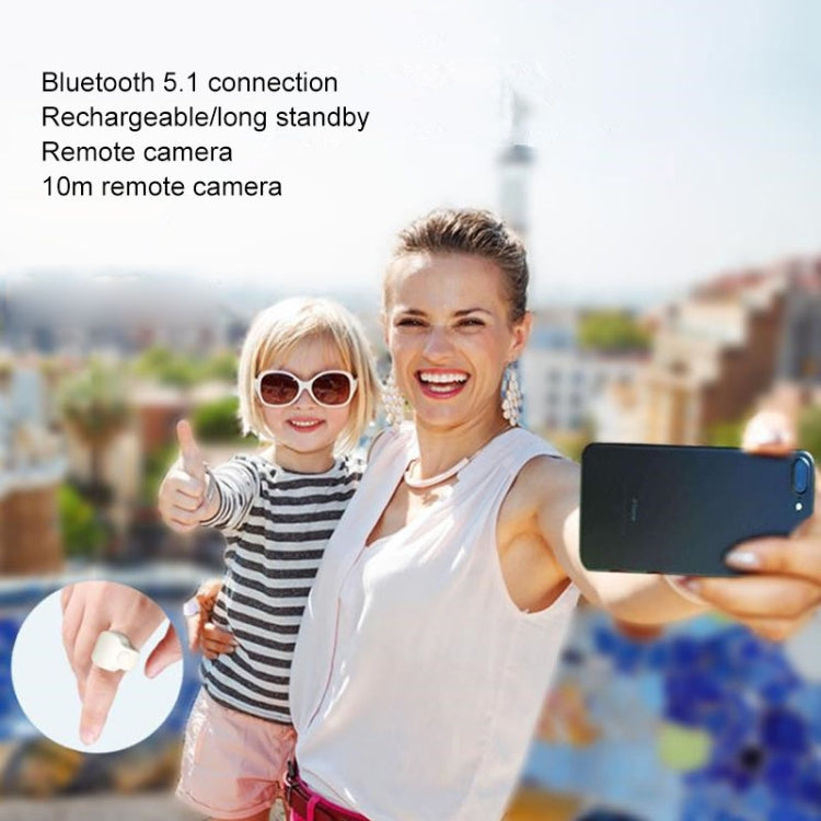 EPSK-010 Anel Controlador de Câmara para Telemóvel Bluetooth 5.1 Comando Remoto Selfie