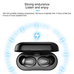 awei T6 Auricular Desportivo TWS Bluetooth V5.0 Verdadeiramente Sem Fios com Caixa de Carregamento