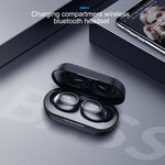 awei T6 Auricular Desportivo TWS Bluetooth V5.0 Verdadeiramente Sem Fios com Caixa de Carregamento