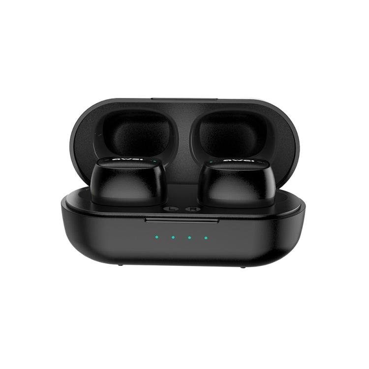 Auricular desportivo Bluetooth TWS awei T13 V5.0 com estojo de carregamento