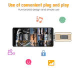Pen drive metálico Richwell 3 em 1 32G Type-C + 8 pinos + USB 3.0 com função OTG e mecanismo push-pull