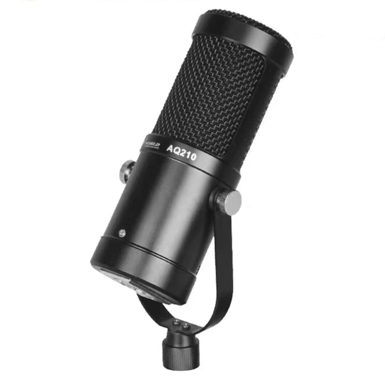 Microfone condensador AQ-210 para gravação ao vivo K Song