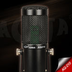 Microfone condensador AQ-210 para gravação ao vivo K Song