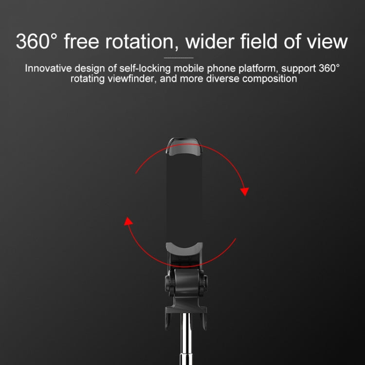 XT-09 Tripé com haste Bluetooth para telemóvel com temporizador automático e transmissão ao vivo multifunções