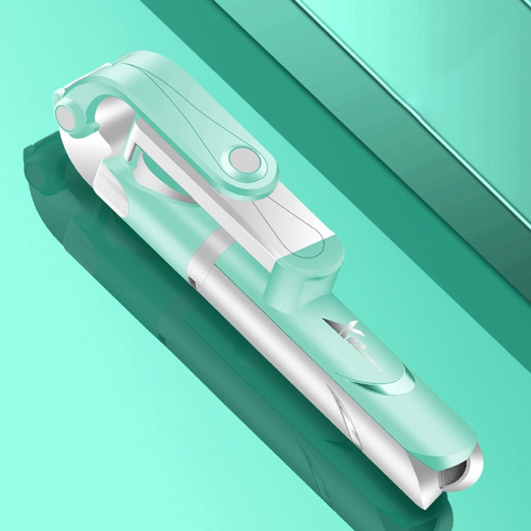 XT-09 Tripé com haste Bluetooth para telemóvel com temporizador automático e transmissão ao vivo multifunções