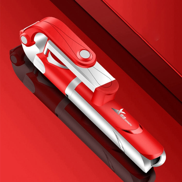 XT-09 Tripé com haste Bluetooth para telemóvel com temporizador automático e transmissão ao vivo multifunções
