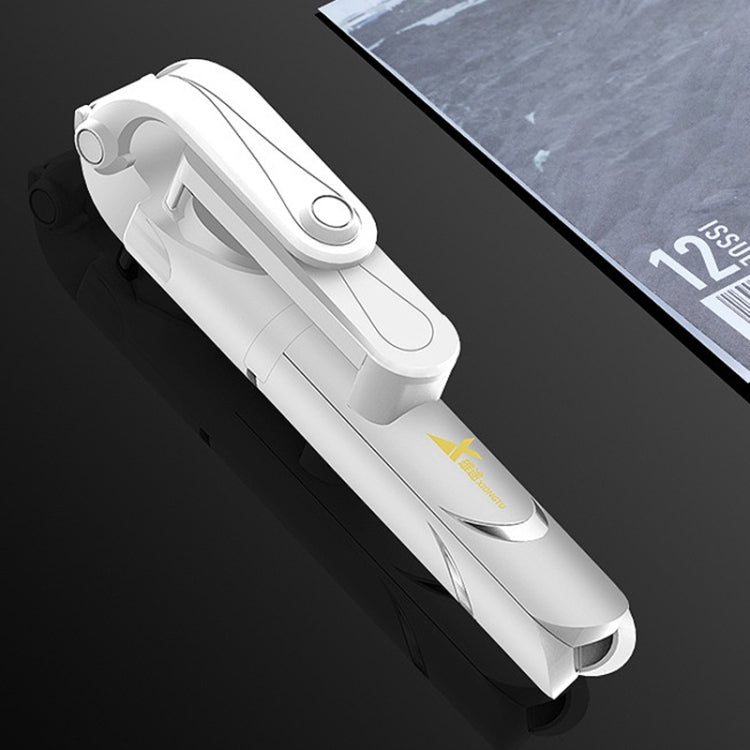 XT-09 Tripé com haste Bluetooth para telemóvel com temporizador automático e transmissão ao vivo multifunções