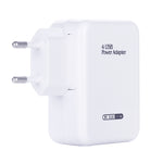 Carregador de Parede USB de 4 Portas HT-CD03 15.5W 5V 3.1A, Carregador de Viagem, Ficha UE, HT-CD03