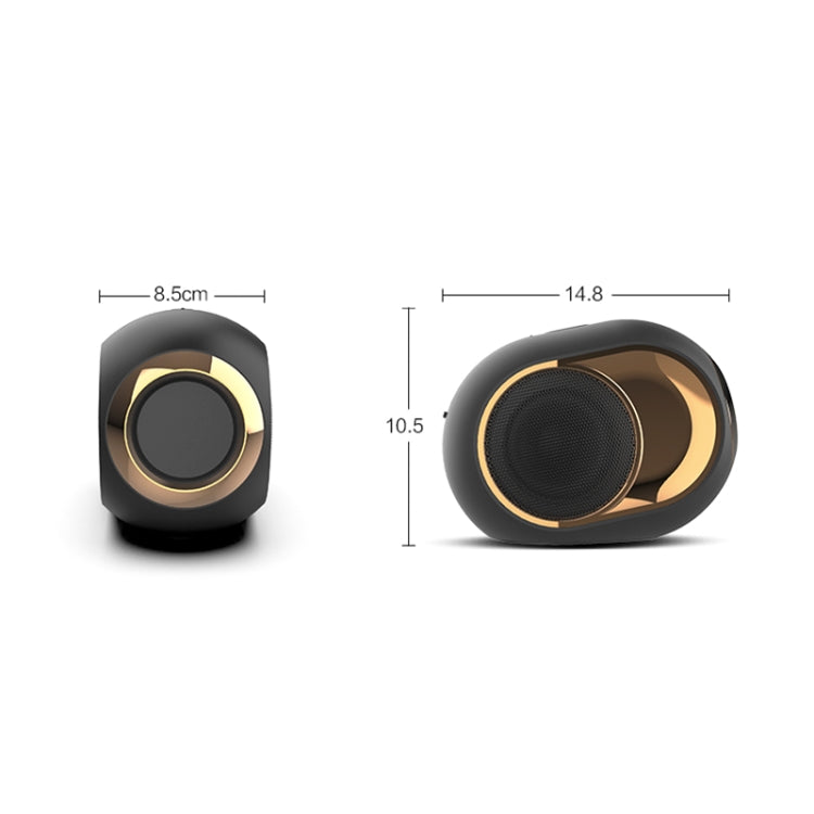 X6 TWS Altifalante Bluetooth Sem Fios 5W Resistente à Água para Exterior com Graves, Suporta Mãos Livres / USB / AUX / Cartão TF