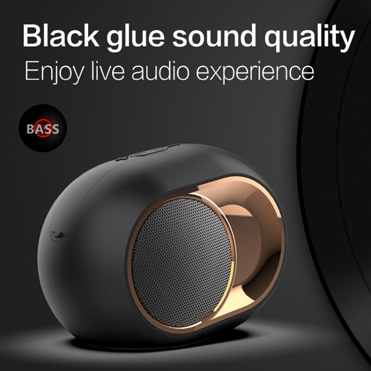 X6 TWS Altifalante Bluetooth Sem Fios 5W Resistente à Água para Exterior com Graves, Suporta Mãos Livres / USB / AUX / Cartão TF