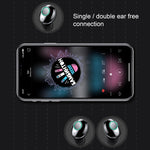 Auricular estéreo binaural sem fios M7 TWS V5.0 Bluetooth com estojo de carregamento e ecrã digital