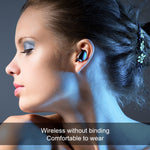 Auricular estéreo binaural sem fios X7 TWS V5.0 Bluetooth com estojo de carregamento e ecrã digital