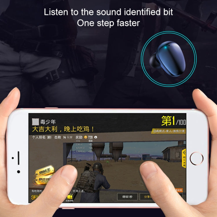 Auricular estéreo binaural sem fios X7 TWS V5.0 Bluetooth com estojo de carregamento e ecrã digital