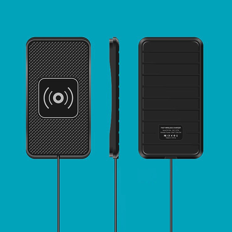 Carregador Rápido Sem Fios Antiderrapante para Veículo C3 QI Standard, C3