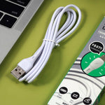 WK WDC-072 Cabo de Sincronização e Carregamento USB para 8 Pinos, Série Full Speed 1m 2.1A, 8 Pinos