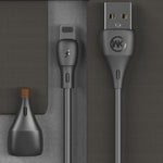 WK WDC-072 Cabo de Sincronização e Carregamento USB para 8 Pinos, Série Full Speed 1m 2.1A, 8 Pinos