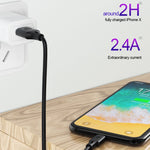Cabo de Sincronização e Carregamento USB para 8 Pinos Série Pro WK WDC-092 3m 2,4A Saída Máxima de Velocidade Total, 3m 8 Pinos