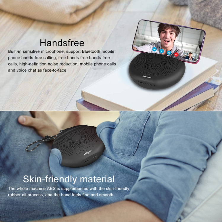 Coluna Estéreo Bluetooth Portátil ZEALOT S24 com Cordão e Suporte para Cartão Móvel, Suporta Chamadas Mãos Livres e Cartão TF, S24