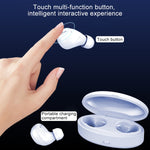 Auricular Bluetooth ZEALOT H19 TWS 5.0 tátil sem fios com caixa de carregamento magnética, Suporta chamadas HD e ligação automática Bluetooth, H19