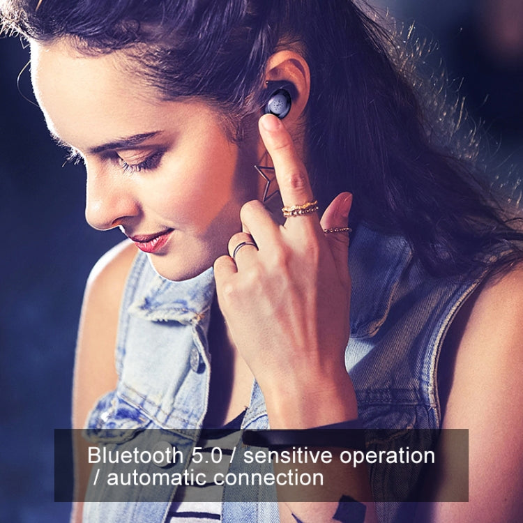 Auricular Bluetooth ZEALOT H19 TWS 5.0 tátil sem fios com caixa de carregamento magnética, Suporta chamadas HD e ligação automática Bluetooth, H19