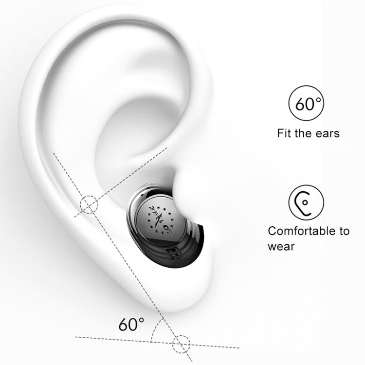 Auricular Bluetooth ZEALOT H19 TWS 5.0 tátil sem fios com caixa de carregamento magnética, Suporta chamadas HD e ligação automática Bluetooth, H19