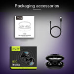 Auricular Bluetooth ZEALOT H19 TWS 5.0 tátil sem fios com caixa de carregamento magnética, Suporta chamadas HD e ligação automática Bluetooth, H19