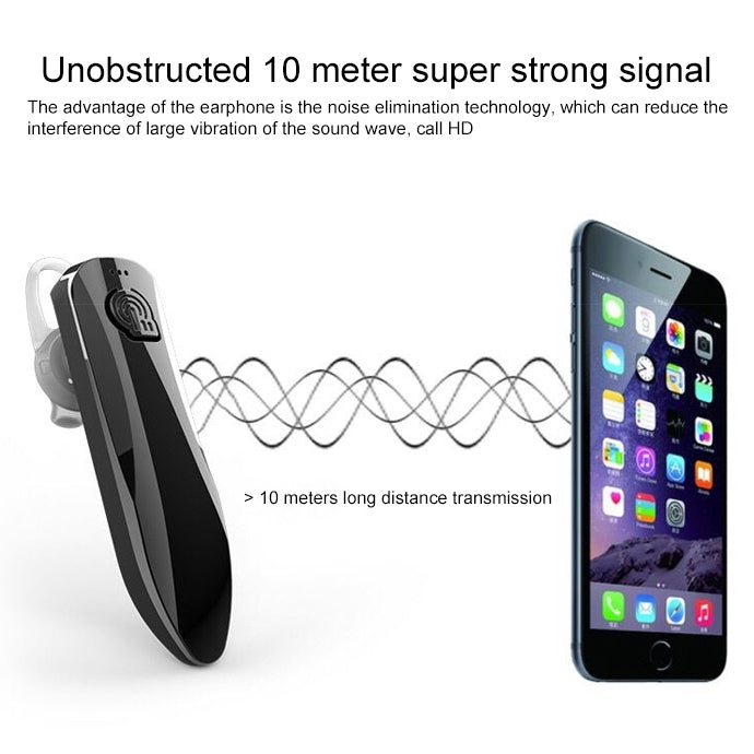 Auricular Bluetooth universal desportivo mini J10 4.1 para veículo com música estéreo sem fios