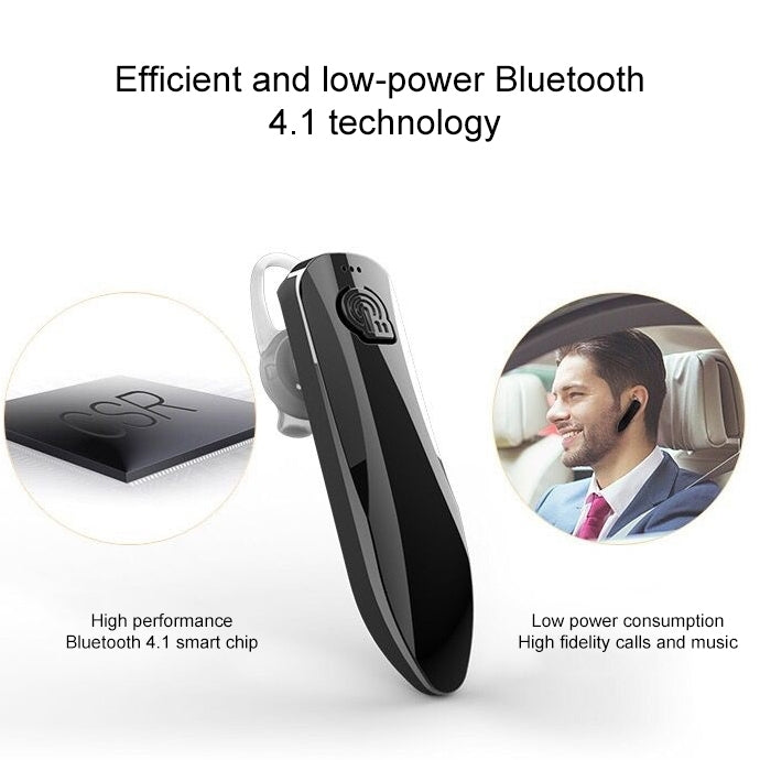 Auricular Bluetooth universal desportivo mini J10 4.1 para veículo com música estéreo sem fios