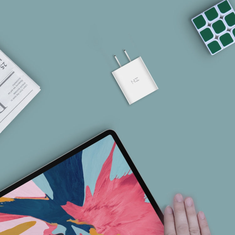 Adaptador de Energia Carregador Rápido Original Xiaomi Youpin ZMI 20W com Cabo de Carregamento Tipo-C / USB-C para 8 Pinos, Ficha EUA