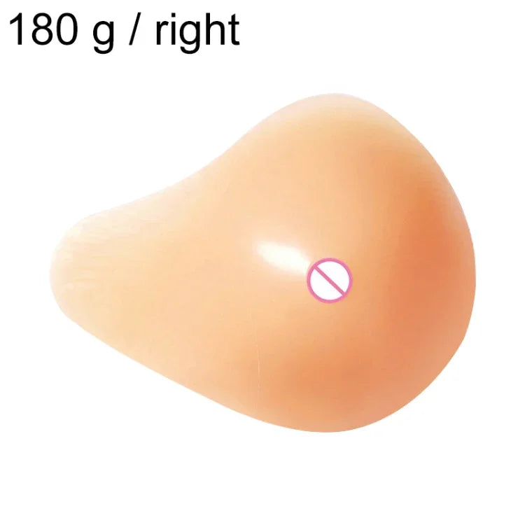 Capa de Mamilo para Almofada de Silicone para Seios Falsos de Reabilitação Pós-Operatória em Forma de Espiral AS1 180g/Direito