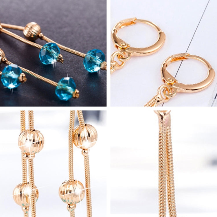 Brincos Longos de Cristal com Franjas de Moda e Qualidades de Fada Doce e Personalidade