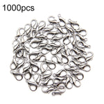 1000 PCS 12mm DIY Jewelry Accessories High-quality Alloy Lobster Claw, 1000 PCS