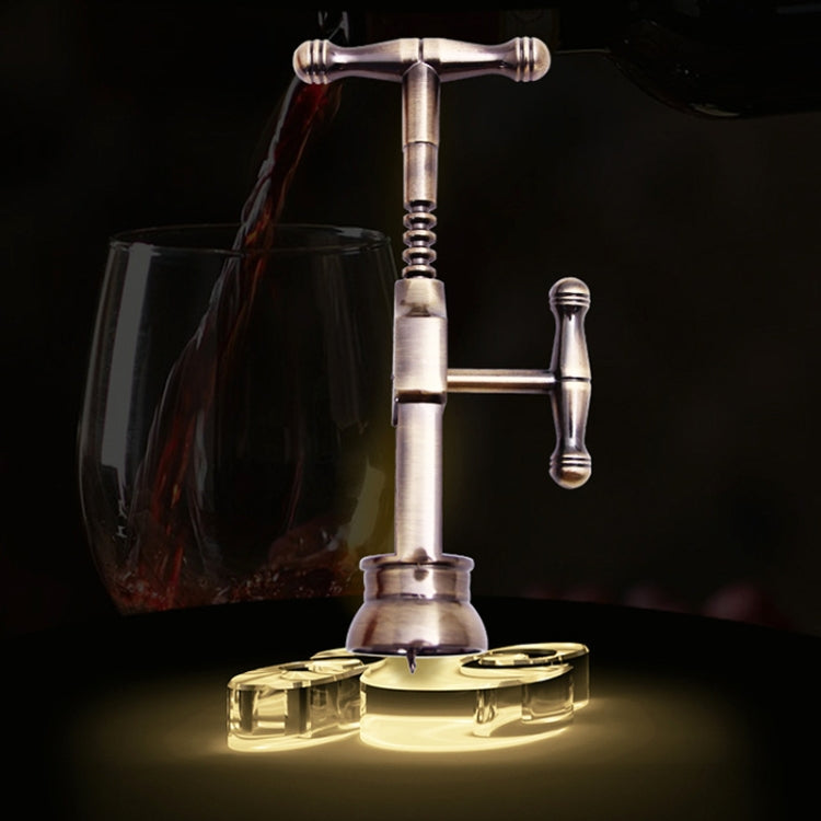 Saca-rolhas Portátil Multifuncional de Parafuso em Liga de Zinco para Garrafa de Vinho, Embalagem: Caixa Branca, Caixa Branca