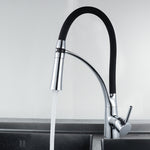 Torneira de Cozinha Extensível Quente e Fria para Casa, Torneira Retrátil Giratória, Torneira Extensível