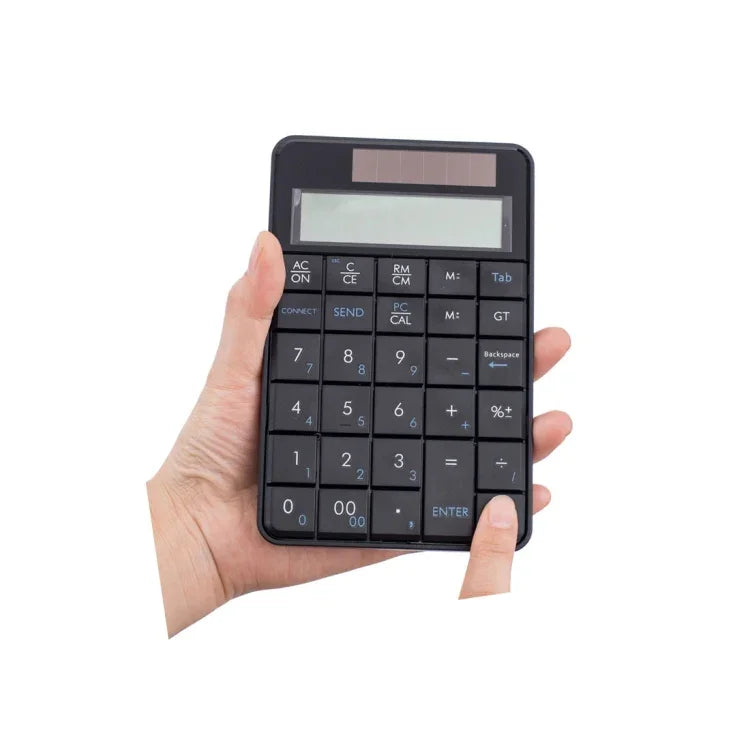 Teclado Numérico Sem Fios 2 em 1 MC-56AG 2.4G USB & Calculadora com Ecrã LCD