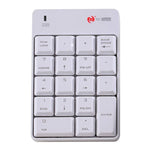 Teclado Numérico Sem Fios 2 em 1 MC Saite SK-51AG 2.4G USB & Mini Calculadora para Portátil e PC de Secretária, SK-51AG