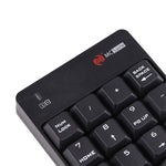 Teclado Numérico Sem Fios 2 em 1 MC Saite SK-51AG 2.4G USB & Mini Calculadora para Portátil e PC de Secretária, SK-51AG