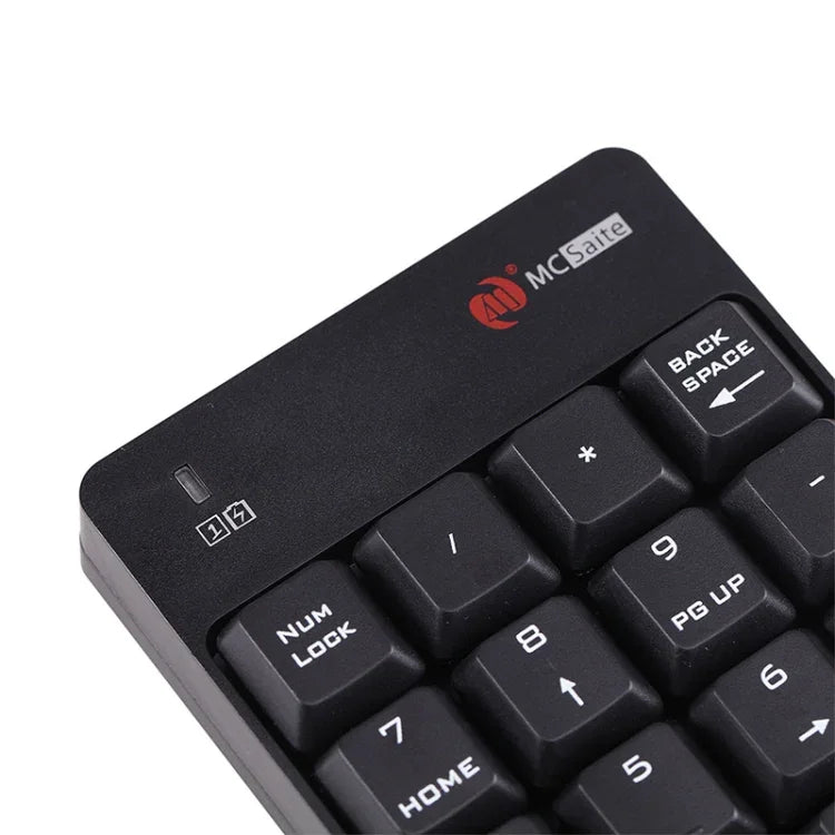 Teclado Numérico Sem Fios 2 em 1 MC Saite SK-51AG 2.4G USB & Mini Calculadora para Portátil e PC de Secretária, SK-51AG