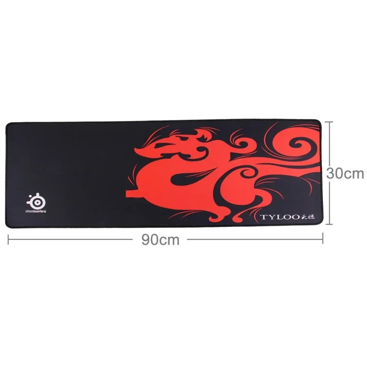 Tapete de Rato e Teclado Grande Extendido Dragon Mantis para Gaming e Escritório, Tamanho: 90cm x 30cm