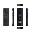 Comando Teclado Sem Fios MX3-M Air Mouse 2.4G com Microfone para Android TV Box / Mini PC, Air Mouse com Microfone