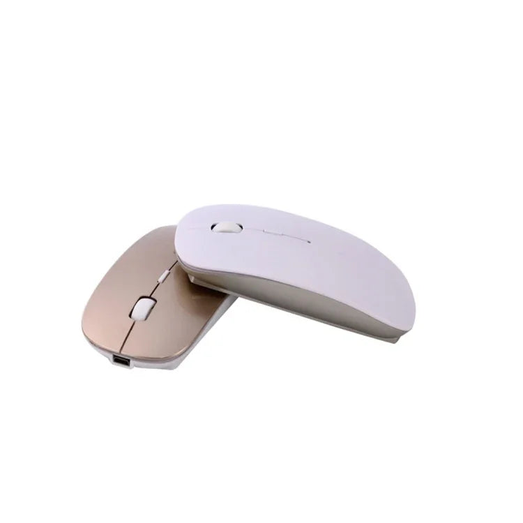 Rato Sem Fios Bluetooth 3.0 MC-008 com Carregamento por Bateria para Portáteis e Telemóveis com Sistema Android, MC-008 (Branco), MC-008 (Dourado)