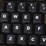 Película Protetora para Teclado com Autocolantes Independentes em Inglês para Teclado de Portátil