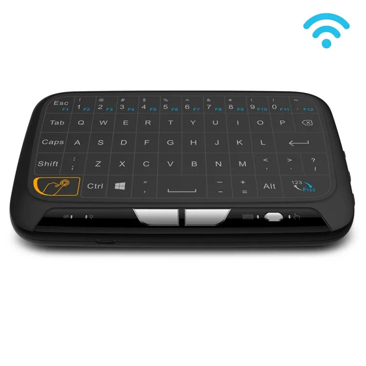 Teclado Mini Sem Fios H18 2.4GHz Air Mouse QWERTY com Touchpad / Vibração para PC, TV, Teclado Sem Fios H18