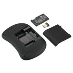 Teclado Mini i8 Sem Fios QWERTY 2.4GHz com Retroiluminação Colorida, Touchpad e Controlo Multimédia para PC, Android TV BOX, X-BOX, Smartphones, Muda Retroiluminação Colorida